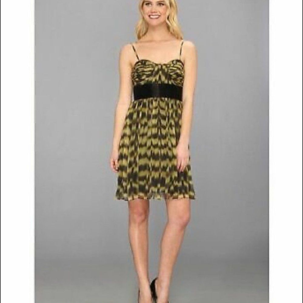 Sleeveless Spaghetti Strap Chiffon Dress